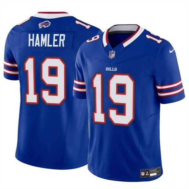 Men & Women & Youth Buffalo Bills #19 KJ Hamler Blue 2024 F.U.S.E. Vapor Untouchable Limited Stitched Jersey